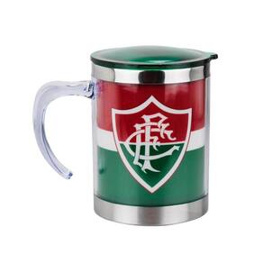 Caneca Térmica Com Tampa 450Ml - Fluminense