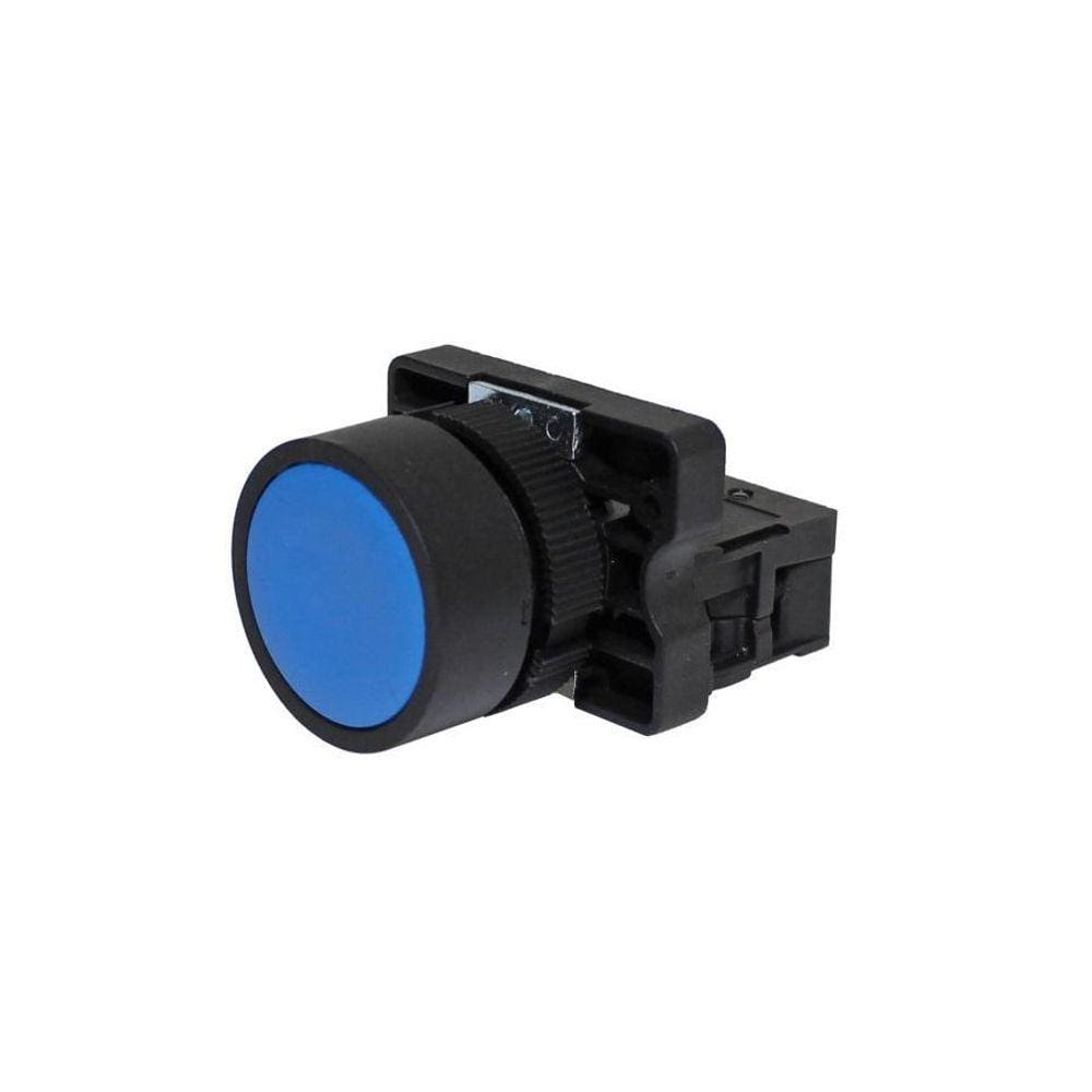 Botão De Comando Faceado 22Mm 1Na Azul P20Af - Metaltex