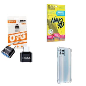 Kit Usb Para Tipo C + Capinha Motorola G100 + Película 9D