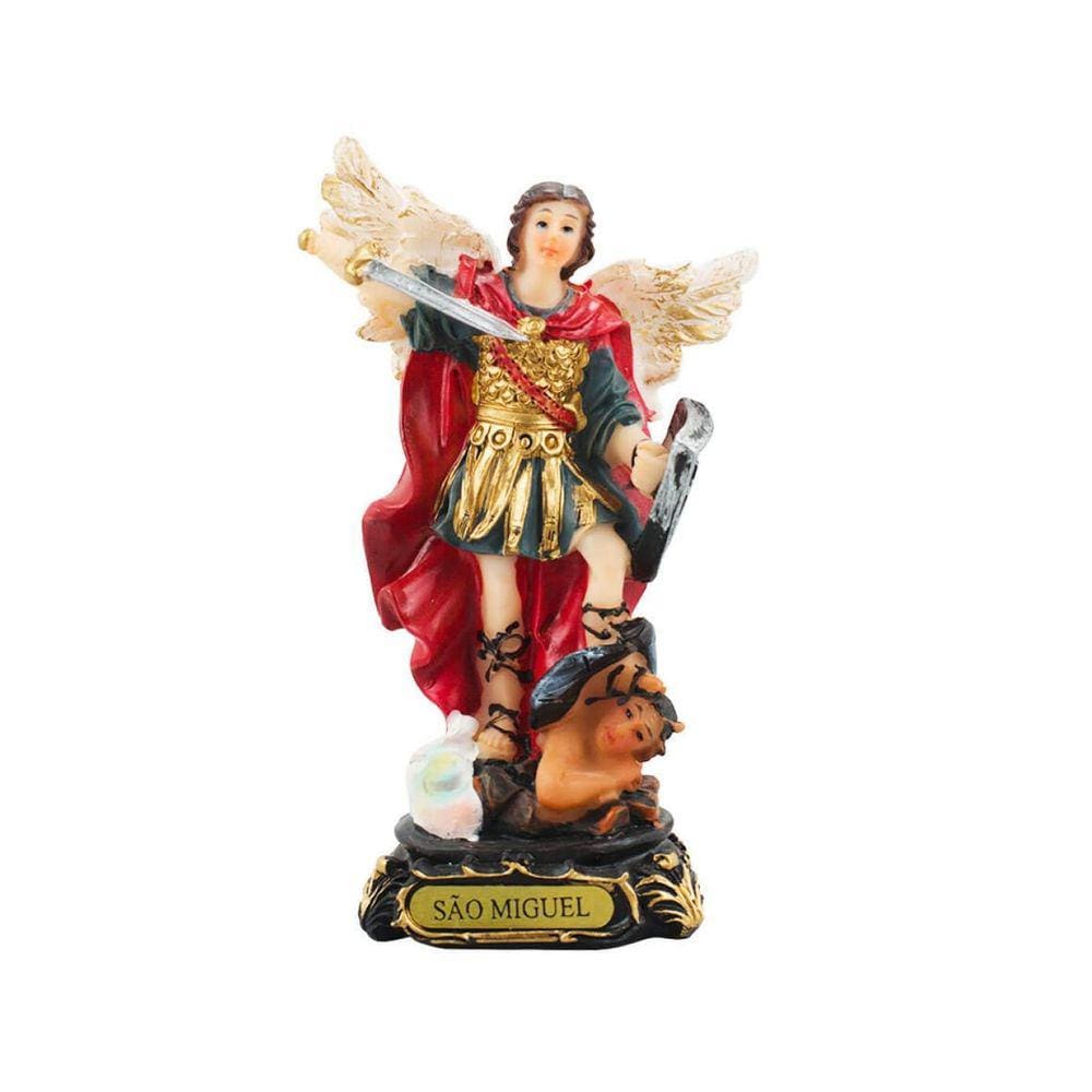 São Miguel 10Cm - Enfeite Religioso
