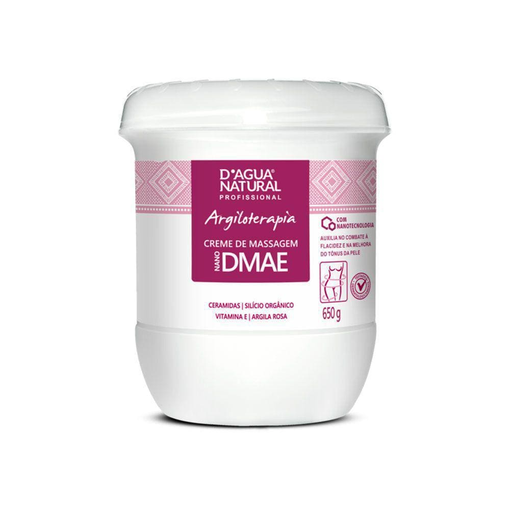 Creme De Massagem D`Agua Natural Dmae 650G