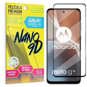 Película Nano Cerâmica 9D Moto G32 - Armyshield