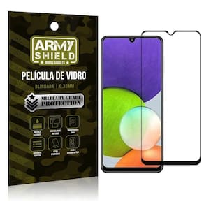 Película De Vidro 3D Samsung A22 4G - Armyshield