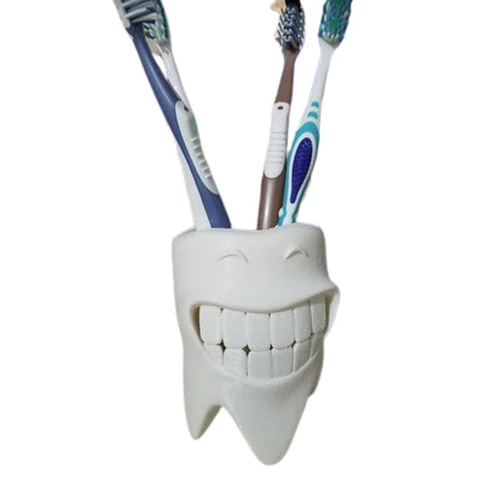 Suporte Porta Escova De Dente Divertido Dentão Sorriso Smile