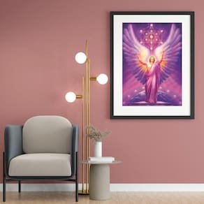Quadro Decorativo Arcanjo Metatron - 60X48Cm