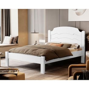 Cama Iris 1.4 Casal Branco – VJ Móveis