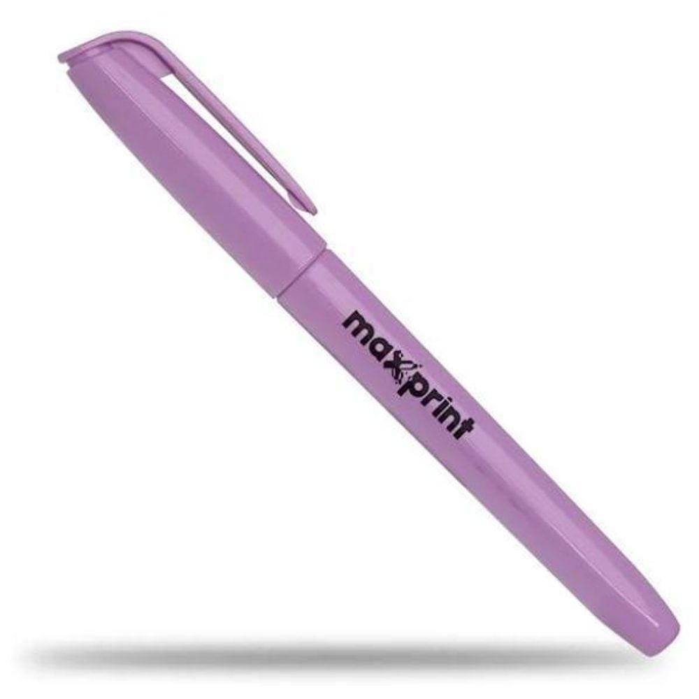 Caneta Marca Texto Lumis Maxprint - 12 Un - Lilas Pastel