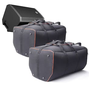 Kit 2 Bolsa Bag Case Bag Para Eletro Voice Zlx 15 Acolchoada