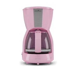 Cafeteira Britânia Inox Rosa 15 Xícaras 800W 127V