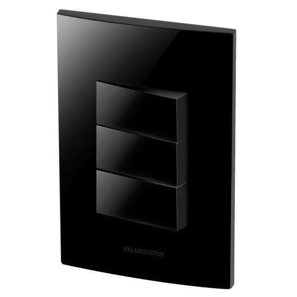 Conjunto 1 Simples + 2 Paralelos - Inova Black Piano - Blp23