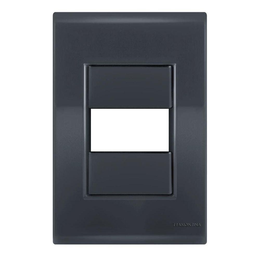Placa 1 Módulo 4X2 - Tramontina Liz Grafite - Tlg036