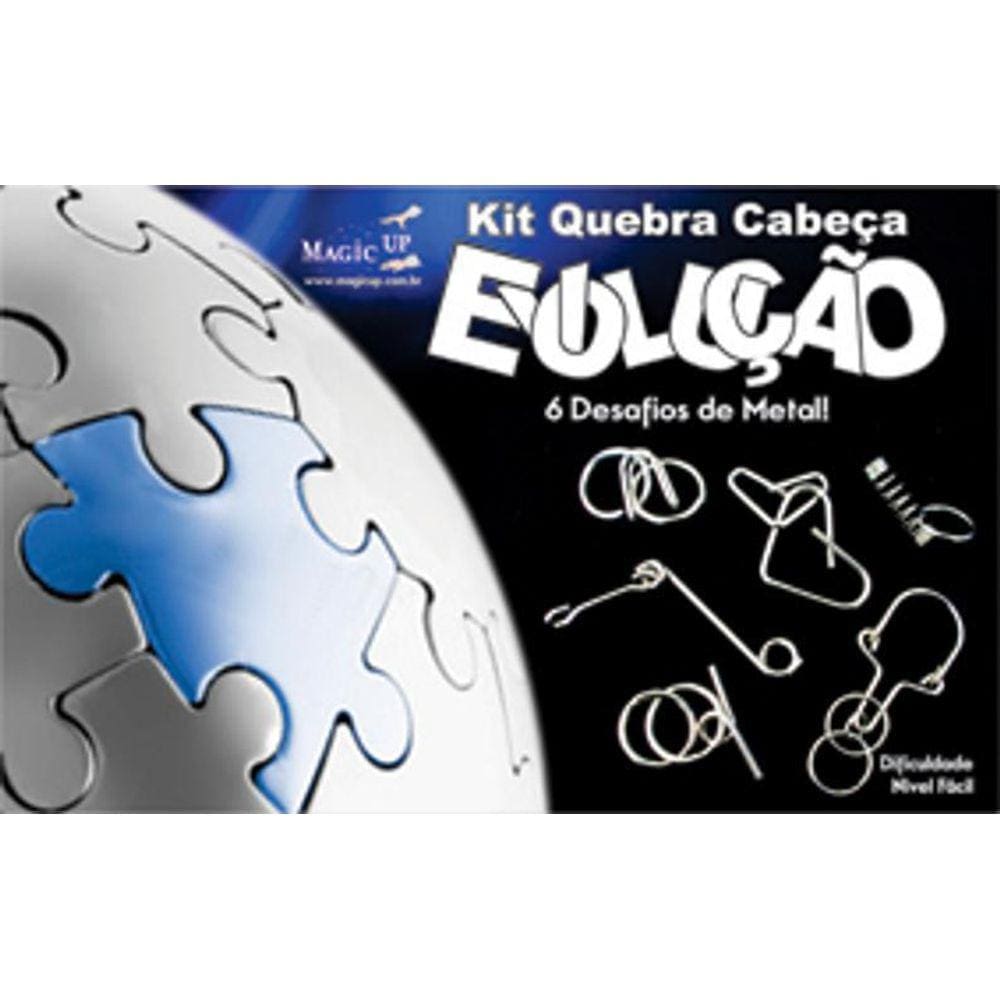 Kit Quebra Cabeça Evolução 06 Peças R+