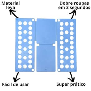 Dobrador De Camisas E Camisetas Dobra Fácil E Pratico