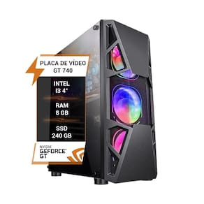 Pc Gamer Core I3 4 Gt 740 Memória 8Gb Ddr3 Ssd 240Gb