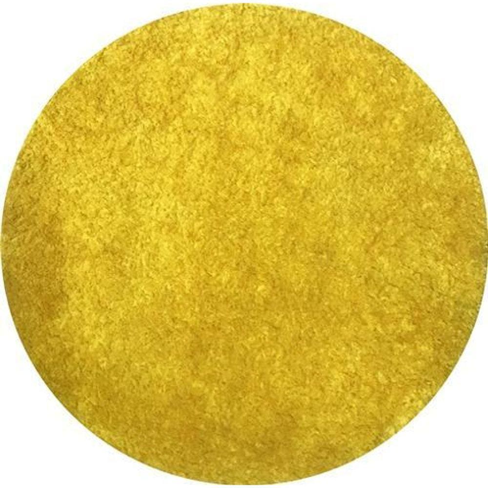 Tapete Classic 200 Redondo Amarelo