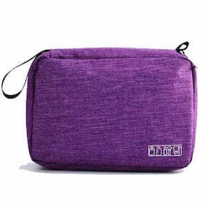 Necessaire De Viagem Impermeável Com Cabide 50244 Roxo