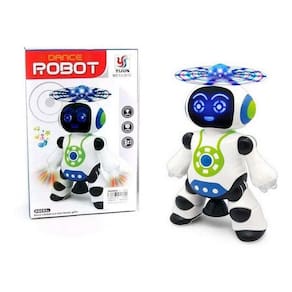 Brinquedo Robô Que Dança E Gira 360 Luz Musica Dance Robot