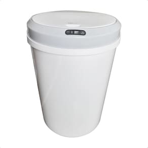 Lixeira Cozin Banhe Escritór Autom Com Sensor 12L - Branco