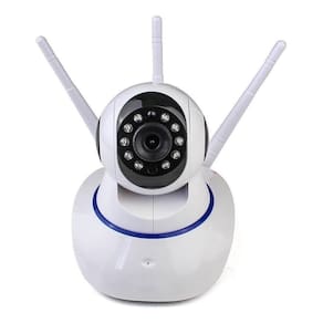 Câmera Segurança Ip Hd 720 Sem Fio Wi-Fi P2P Audio 3 Antenas