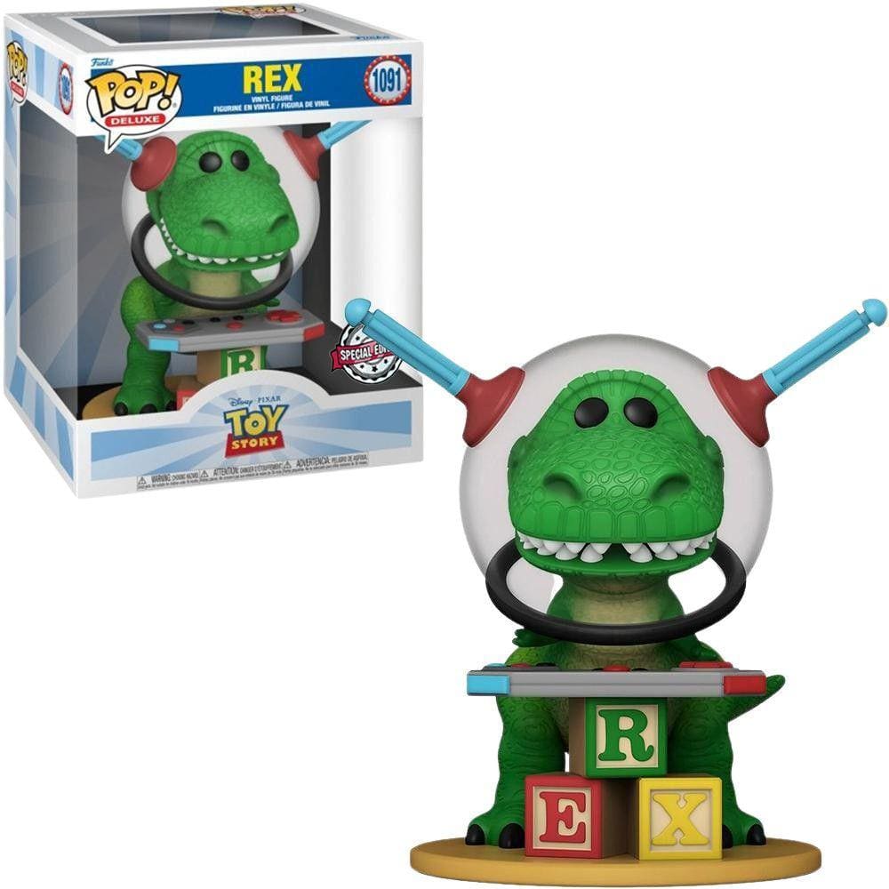 Rex 1091 Deluxe Exclusivo Pop Funko Toy Story Disney