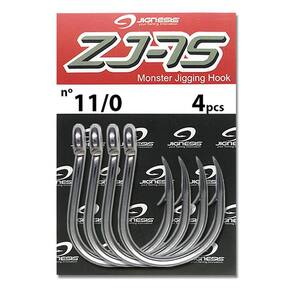 Anzol Para Suporte Hook Jignesis Zj-7S Pesca Aço Inox 11/0