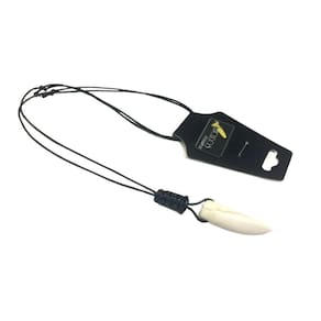 Colar Cordão Dente De Sabre Porcelana