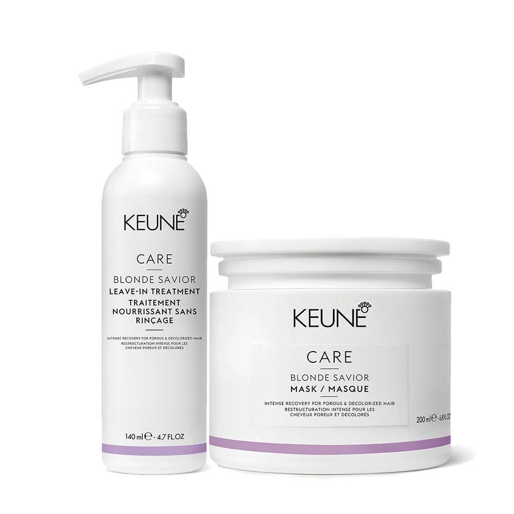 Kit Keune Care Blonde Savior Máscara + Leave-In (2 produtos)