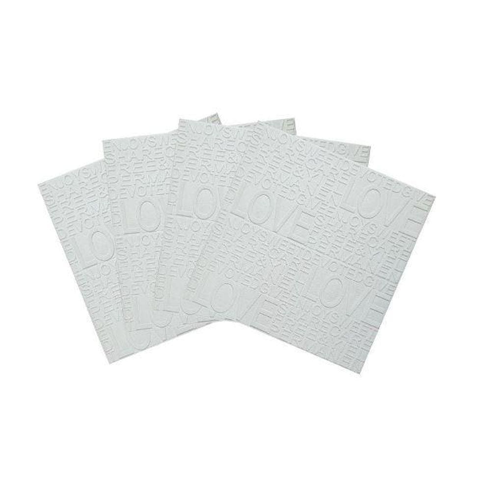 Placa Espuma 3D Autoadesiva Modelo Love