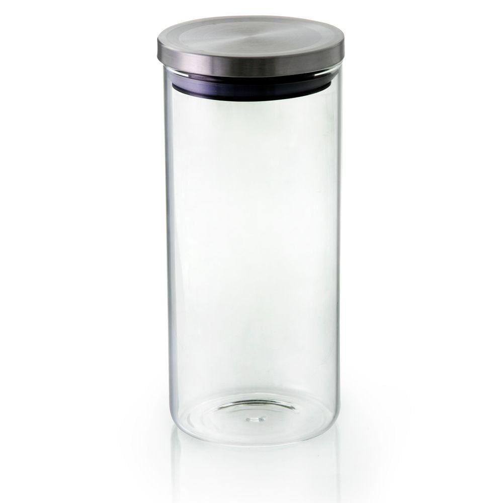Pote Hermético Vidro Borossilicato Inox 1,3L - Mimo Style