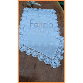 Lugar Americano em Renda Renascença 55x39cm - Arte Pernambuco