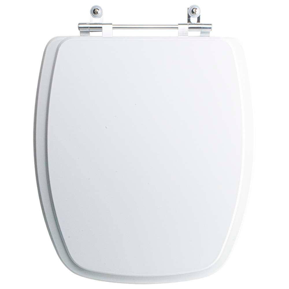 Assento Sanitário Tampa de Vaso Branco Resina Poliester Amarilis para bacia Fiori