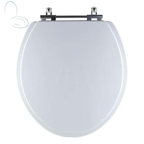 Tampa Vaso Sanitário Madeira Laqueada Loren way Branco para bacia Lorenzetti