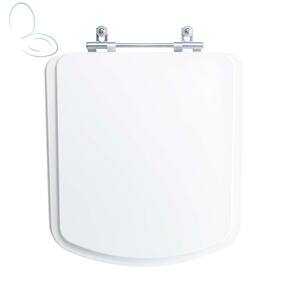 Tampa Vaso Sanitário Madeira Laqueada Lirio Branco para bacia Fiori