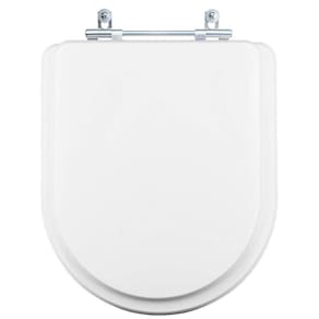 Assento Sanitário Tampa de Vaso Branco Resina Poliester Smart para bacia Celite