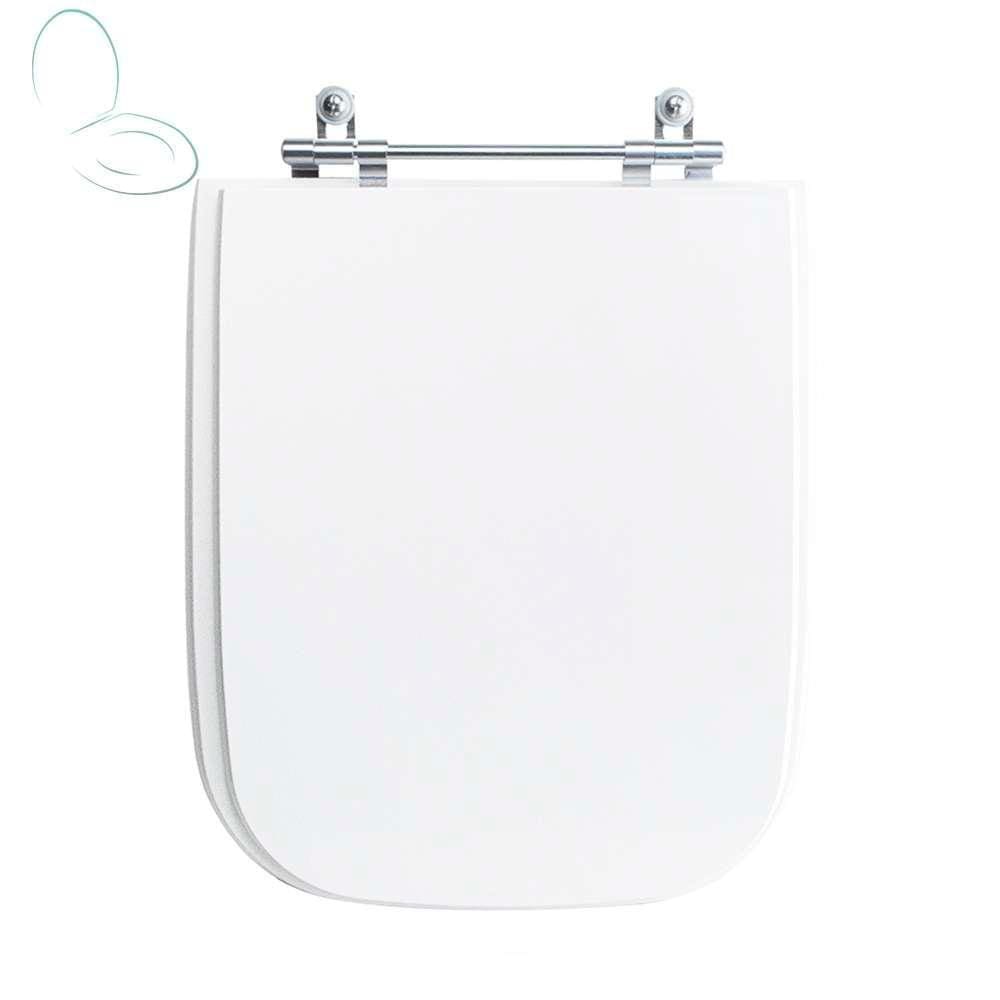 Assento Sanitário Tampa de Vaso Branco Resina Poliester Tivoli para bacia Ideal Standard