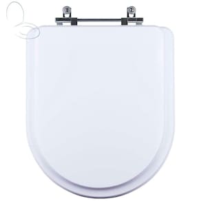 Assento Sanitário Tampa de Vaso Branco Resina Poliester Nexo para bacia Roca