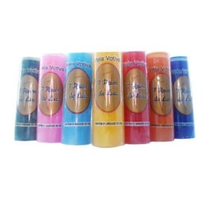 Kit 6 Und Velas Votivas 7 Dias Brancas Ou Coloridas 260 Gr