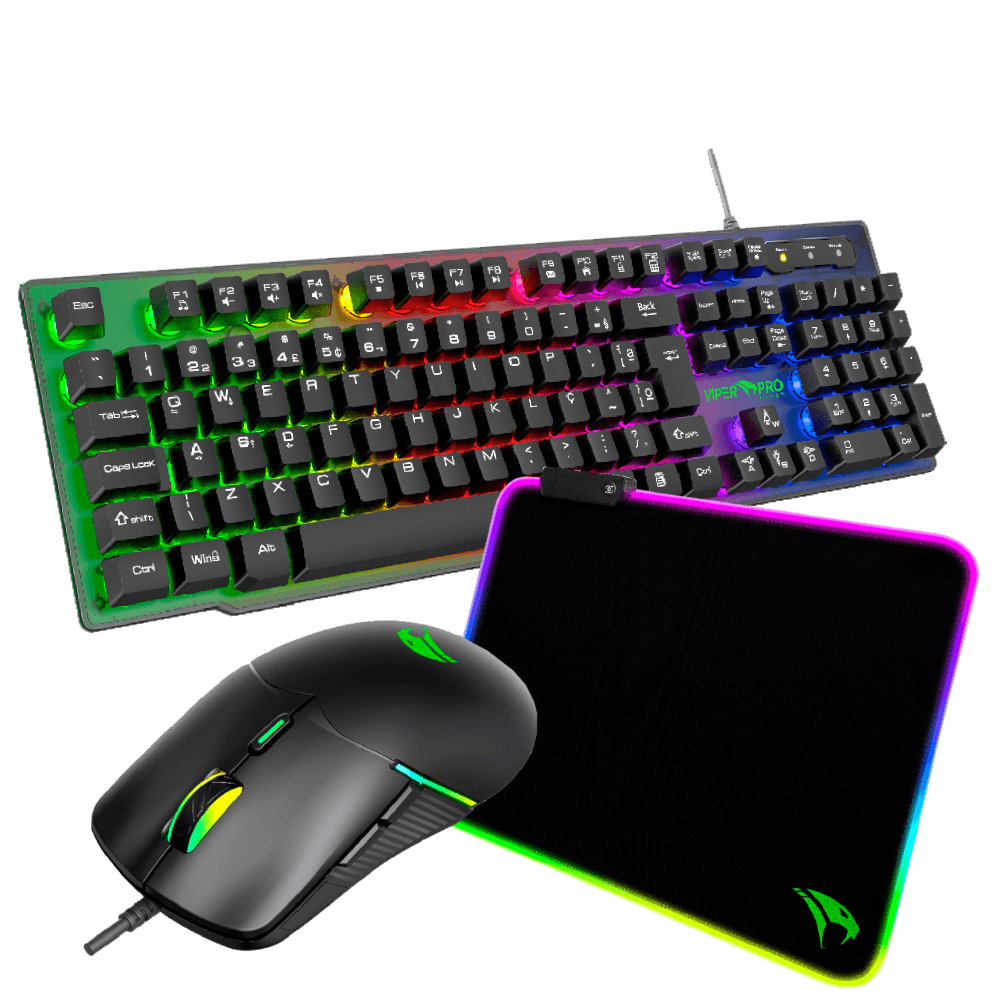 Kit Teclado Mouse Mousepad Speed Gamer Viper Pro Naja