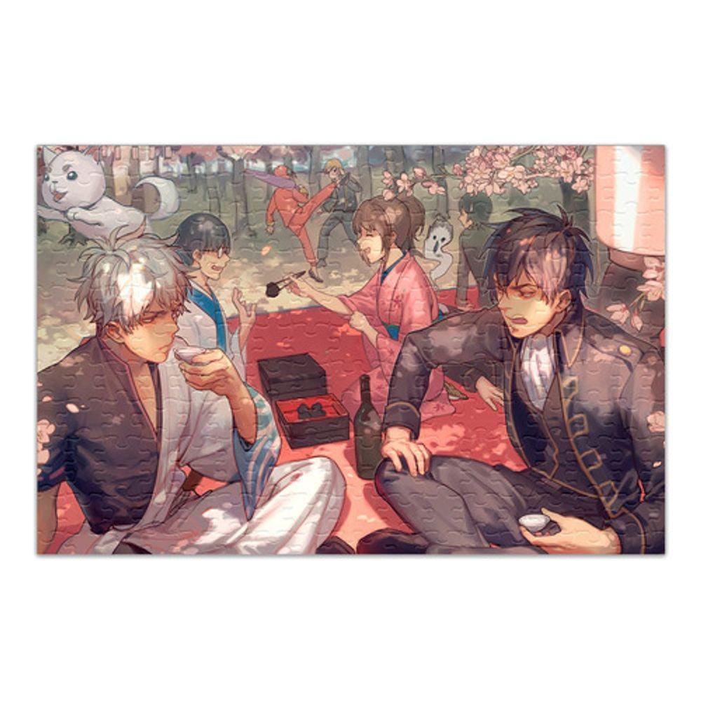 Quebra Cabeça Gintama Personalizado 120 Peças 001