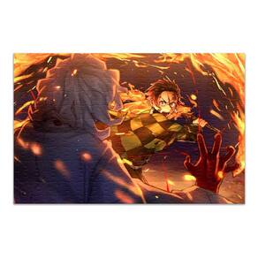 Quebra Cabeça Kimetsu No Yaiba Personalizado 120 Peças 002