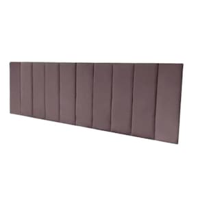 Cabeceira Modulada De Cama Casal King Quarto Kit C/ 10 Marrom