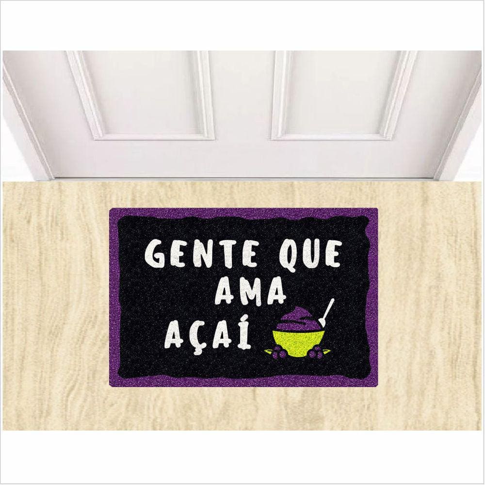Tapete Personalizado Acai Gente que Ama Açai Decoração Portas Salas e Casas