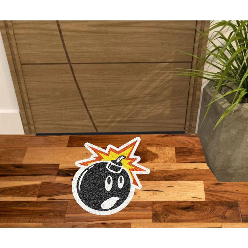 Tapete Capacho Bomba 60x60cm grande.