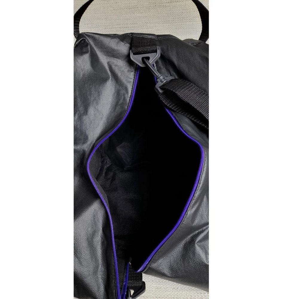 Bolsa Mochila Preta Porta Patins Quad Roller Patinação Artís