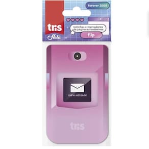Kit Nota Autoadesivas + Marcador De Pagina Holic Flip Tris