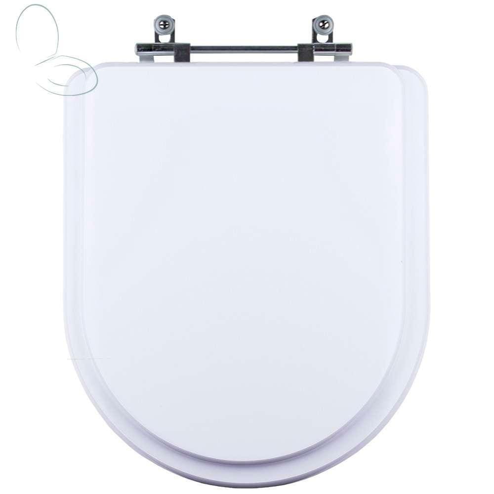 Tampa Vaso Sanitário Poliester Acrilico Nexo Branco Para Bacia Roca