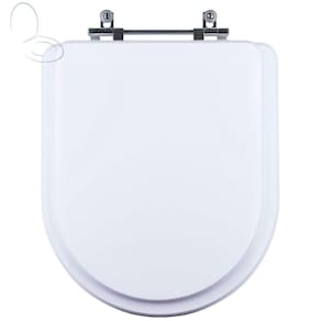 Tampa Vaso Sanitário Poliester Acrilico Compacta Branco Para Bacia Sensea
