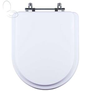 Assento Sanitário Tampa De Vaso Branco Resina Poliester Nexo Para Bacia Roca