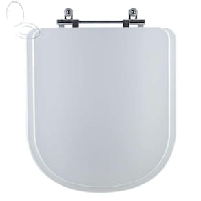 Tampa Vaso Sanitário Poliester Acrilico Etna Branco Para Bacia Icasa