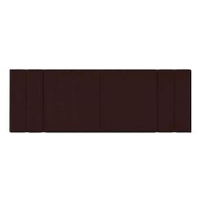 Cabeceira Cama Casal Quarto Box Estofada 1,40m Tulipa Marrom